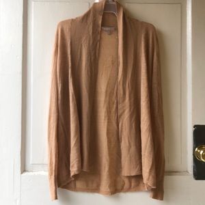 Tan cardigan